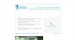 Desktop Screenshot of godent.pl