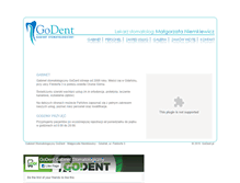 Tablet Screenshot of godent.pl